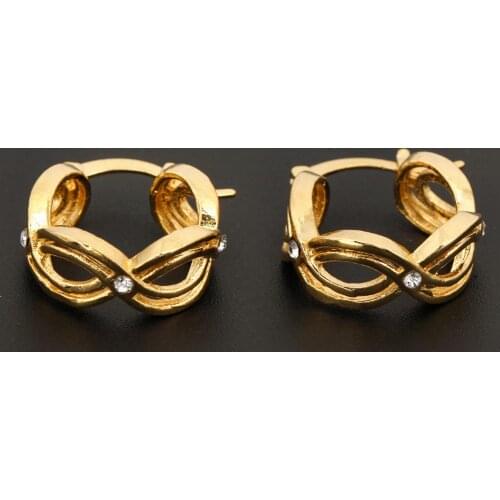 Женские золотые серьги Dower Me China At AliExpress