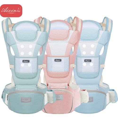 Ergonomic Sling Baby Carrier Hip Seat Removable Multifunctional Waist Support Stool Strap Cotton New Born Care Backpack Pocket