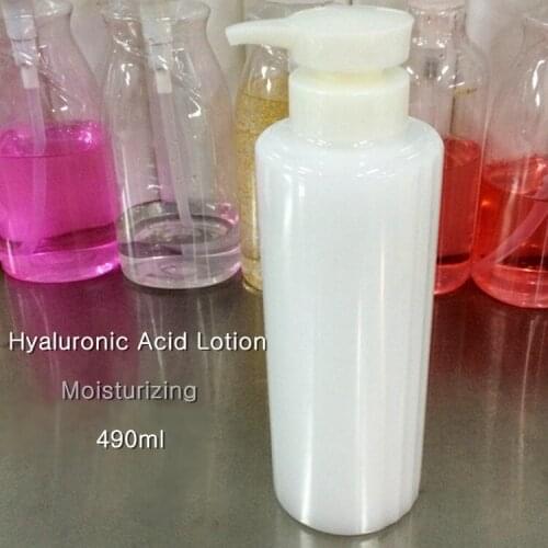 Hyaluronic Acid & Milk Facial Neck Lotion Emulsion Whitening Moisturizing Brighten Skin Color 490ml