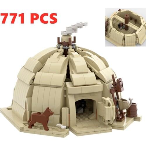 MOC City Tent Assembly Suitable Compatible Building Blocks Birthday Present Ornaments Cities Educational Model Toys For Children