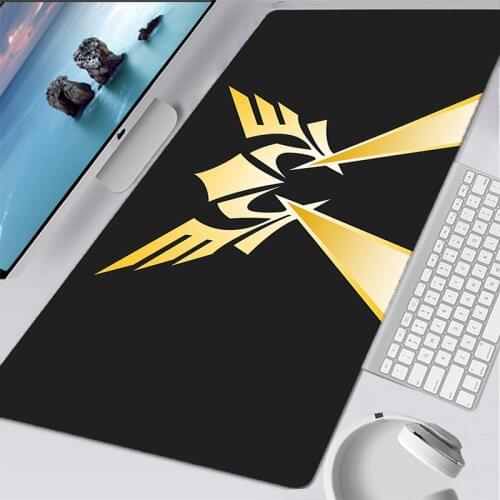 Gamer Mouse Pad Persian Carpet Laptop Pc Gamer Keyboard Mousepad Edge White Tassel Rubber Table Mat for Pet Rainbow Six Siege