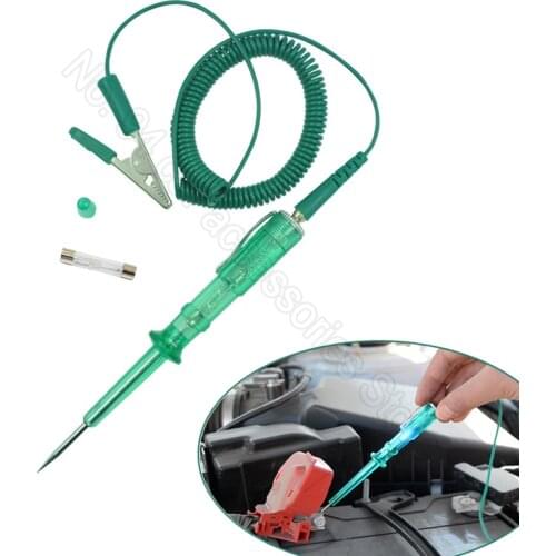 Car Modification Repair Tool Circuit Test Pen DC 6V 12V 24V Probe Light System Test Probe Light Automotive Voltage Meter Detecto