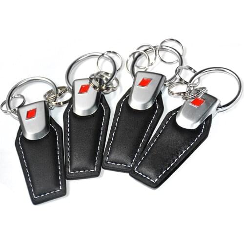 LEATHER HIGH QUALITY keyring fit FOR ALL OF THE CAR WITH OWN LOGO UNIVERSAL CAR REMOTE KEY RING CAR KEY CHAIN key case keychain