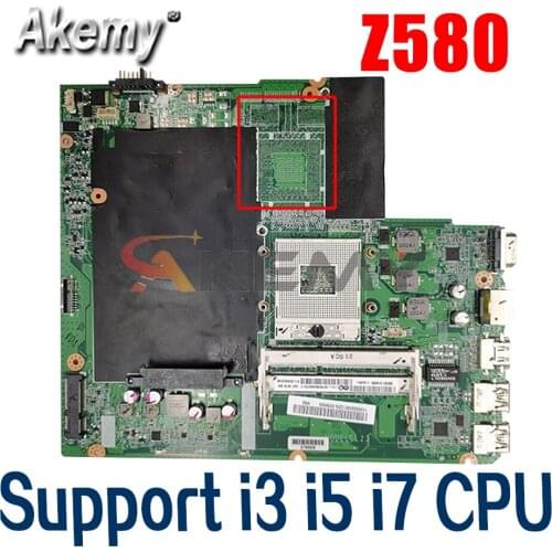 Laptop motherboard For LENOVO Ideapad Z580 Support Core I3 I5 I7 Mainboard DA0LZ3MB6G0 90000107 SLJ8E