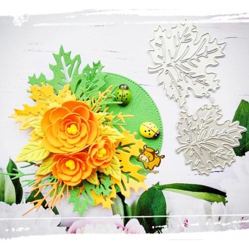 Maple Leaf Metal Dies Cut Template for Embossing DIY Stencil Paper Album Gift Cards Making New Dies Scrapbooking Cut Dies 2020