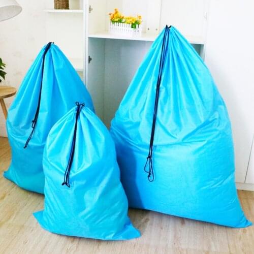 Extra large cotton quilt large storage bag plush toy clothes goods sorting bag dust beam drawstring bag