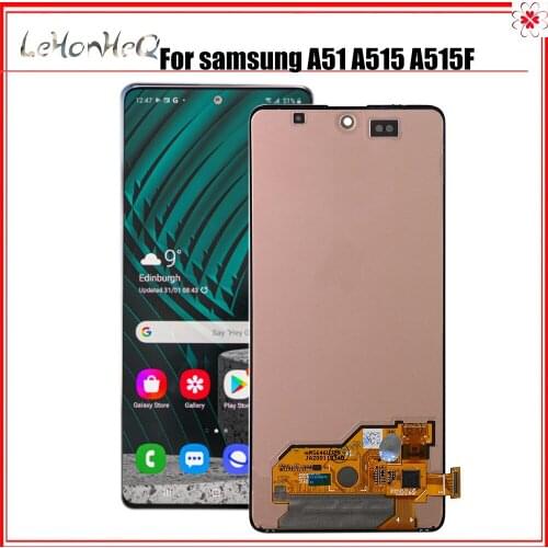 Original LCD For Samsung Galaxy A51 lcd display Sensor Assembly For Samsung A51 Display A515 lcd display A515F A515FD A515FN/DS