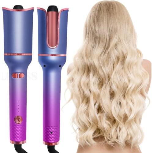 Spin N Ceramic Rotating Curler for Curls Waves Portable Hair Styling Fast Heating Women Styler Automatic Hair Curling Iron Wand