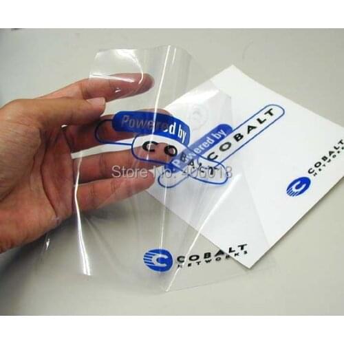 Custom Waterproof vinyl transparent stickers and clear stickers labels, Full Colors transparent labels stickers ---- DH10064
