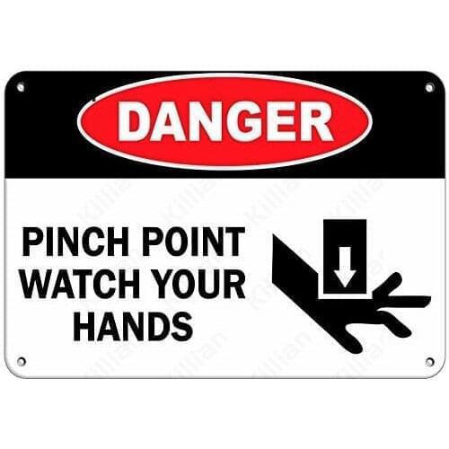 Danger Warning Metal Plaque Club Decor Retro Metal Painting Text Simple Metal Poster Bar Restaurant Tin Sign Home Decoration