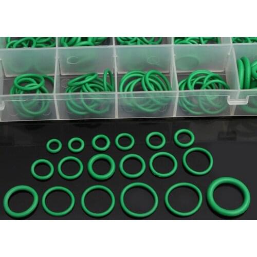 270pcs/set Rubber O Ring O-Ring Washer Seal Watertightness Assortment Different Size With Plastic Box Kit Gaskets Oil Resistance