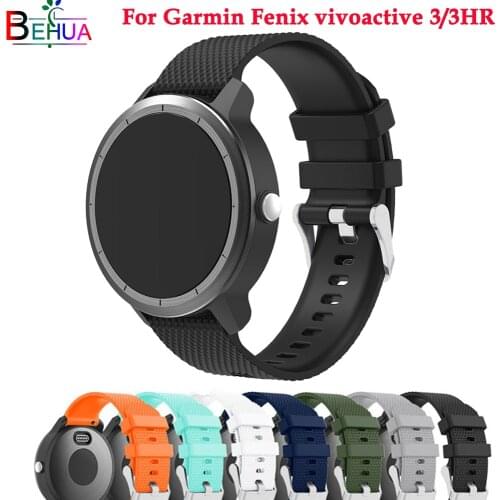 Sport Silicone strap Wristband for Garmin vivoactive 3/3HR Smart watch Replacement Watchband Straps for Garmin Vivoactive 3 3HR