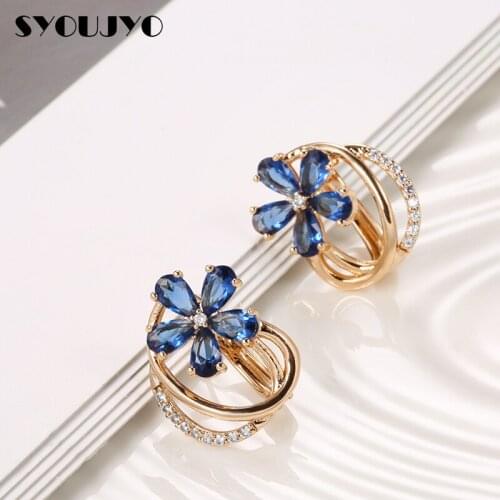 SYOUJYO Women's Gold Earrings