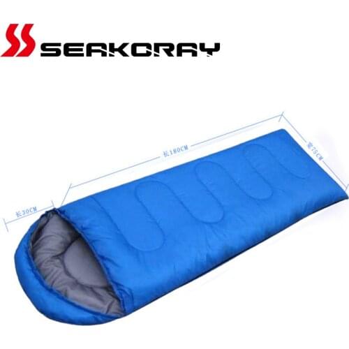 Camping Sleeping Bag Ultralight Waterproof 4 Season Warm Envelope Backpacking Sleeping Bag for Outdoor Traveling Hiking 0.95KG
