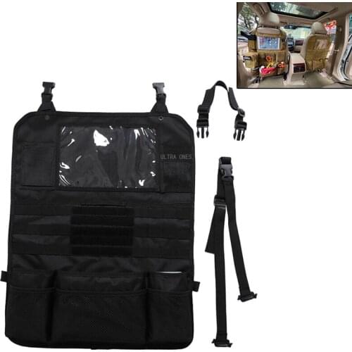 Universal Tactical MOLLE Car Seat Back Organizer Multi-function Hunting Accessories Storage Pocket Military Pack Seat Cover Bags