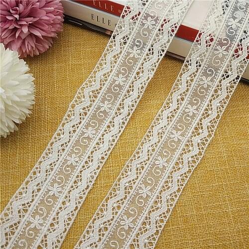 6 Yards Vintage Venice lace trim Guipure Hollow Out Flower Trim for DIY Garment Crafts Sewing Wedding Cuff Curtain Hem Supply