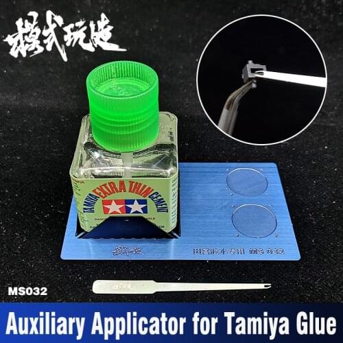 Auxiliary Applicator for Tamiya Glue Dispensing Clip Bottle Holder