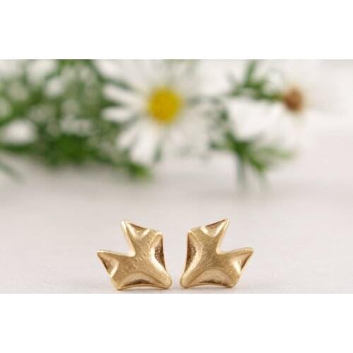 Yiustar New fashion Fox Stud Earring Animal Girls Party Gift Earrings Costume Jewelry E011