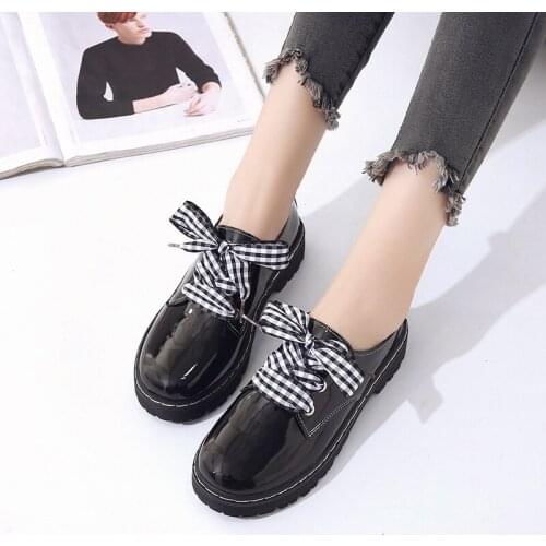 2021 Kawaii Japanese New Summer Lolita Shoes Sweet Flat Bottom Uniform JK Shoes Anime Cosplay Shoes