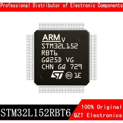 5pcs/lot new original STM32L152RBT6 STM32L152 LQFP64 microcontroller MCU In Stock
