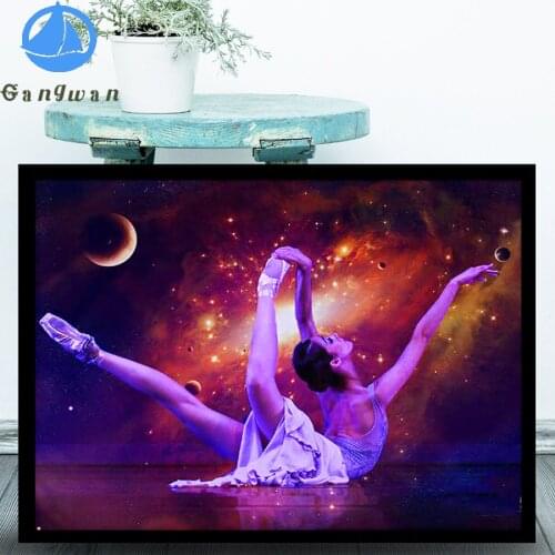 5D Diy Diamond Painting Ballet Dancing Girl Full Square Round Drill Cross Stitch Embroidery Rhinestones Picture for hobby decor