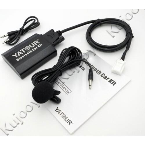 BTK Yatour Bluetooth Car Kit Digital Music CD Changer CDC Connector For Toyota Highlander Hilux Land Cruiser Mark X MR2 Radios