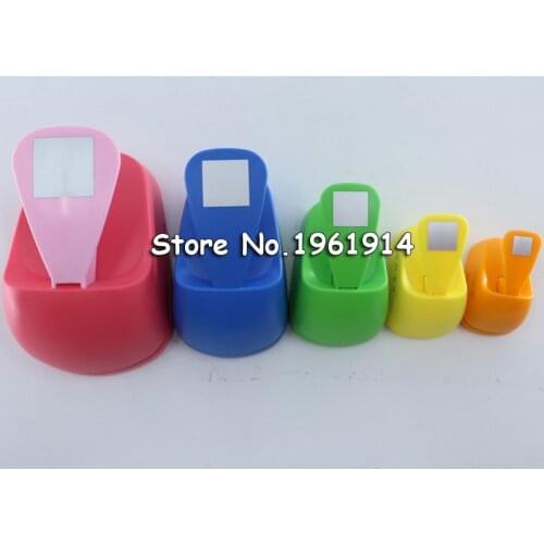 Free Shipping 18mm-53mm Square Shaped craft punch Scrapbooking School DIY Paper Cutter EVA foam Geometry Hole Punches
