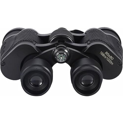 80X80 Binoculars Long Range HD High Power Telescope Optical Glass lens Low light night vision for Hunting Travel Telescope