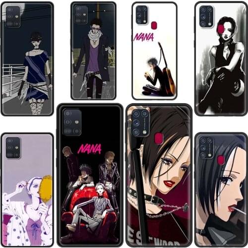 Anime Nana Cover For Samsung Galaxy M31s M31 Prime M51 M21 M11 M01 F41 A9 A7 2018 Fundas Black TPU Cases Shell