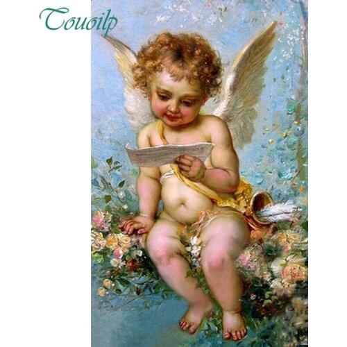 DIY 5D Diamond Painting Flowers Cross Stitch Diamond Embroidery Angel Diamond Mosaic picture of rhinestones Home Decoration gift