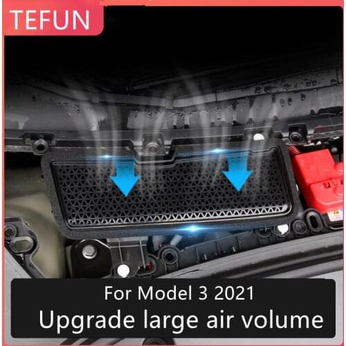 For 2021 Model3 Tesla Air Protection Flow Vent Cover Trim Auto Air Conditioner Port Insect Net tesla Model3 Accessories
