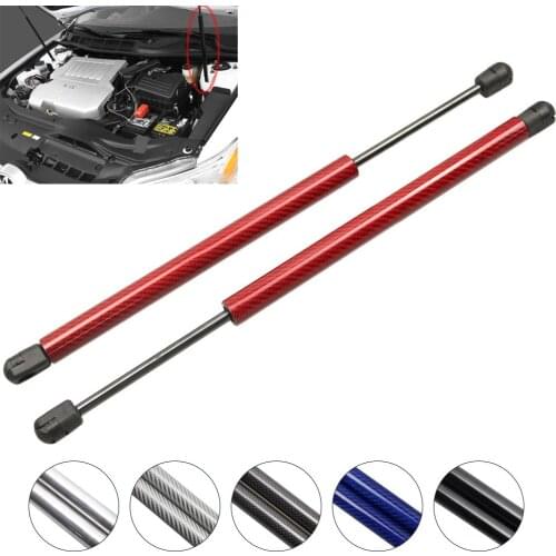 For Toyota Avalon Sedan 2005-2009 2010 2011 2012 Bonnet Hood carbon fiber Auto Gas Spring Lift Supports 25.98 inches