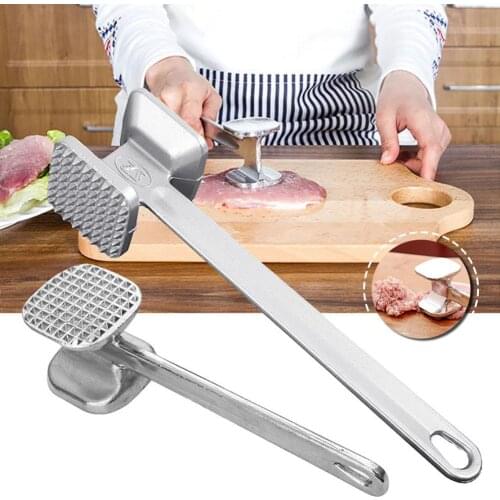 Two Sides Alloy Meat Hammer Mallet Beef Meat Tenderizer Pounders Steak Beater Kitchen Cooking Poultry cookware