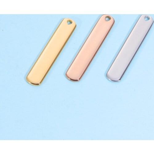 Fnixtar 20Pcs Arc Strip Charms Pessure Cast Stainless Steel Charms For DIY Making Necklaces Bracelets Keychain Fashion Jewelry