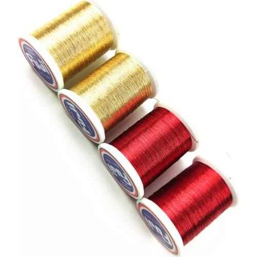 Fuji Metallic Rod Building Thread 100M rod building wrappingFishing Rod thread