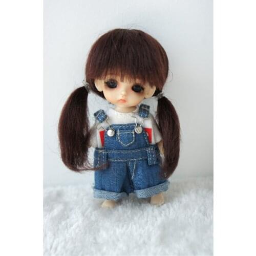 JD060 Fashion Braid BJD Mohair Wig For Size 3-4inch 4-5inch 5-6inch Doll 1/12 1/8 Doll Accessories