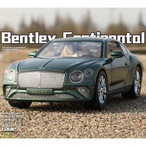 1:24 Bentley GT Simulation Alloy Car Model Boy Metal Toy Car Diecasts & Toy Vehicles Pull Back Car Toys For Children Boys