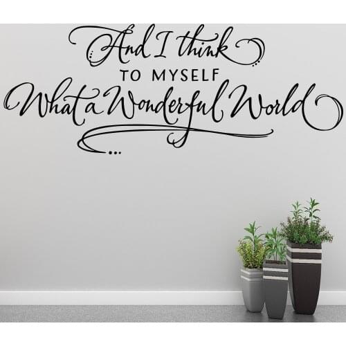 Fashionable quotes Art Sticker Waterproof Wall Stickers For Kids Rooms Diy Home Decoration Decoration Accessories