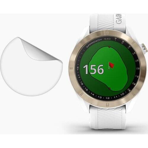3pcs Soft Clear Protective Film Guard For Garmin Approach S40 Smart Watch Display Screen Protector Cover Protection (Not Glass)