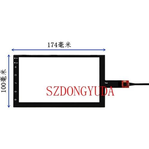 New Touchpad 174*100 7'' Inch 6pin Capacitive Touch Screen for Car DVD GPS XY-PG70049-FPC ZB90PS0011
