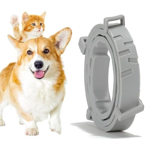 Antiparasitic Collar For Dog Cat Anti-Flea And Tick Collar Mosquitoes Dog Cat Repellent Retractable Deworming Pet Accessories