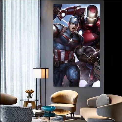 Superhero Hulk Anime Marvel Movie Poster Canvas Painting Picture Art Wall Print Cuadros Pictures for Childrens Room Home Decor
