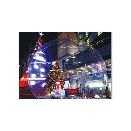 Chrismas Decoration Inflatable Balloons 3M Inflatable Transparent Ball Advertising Can Be Customized