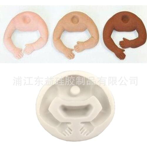 Arm Turning Sugar Silicone Mold Chocolate Clay DIY Cake Mold K131