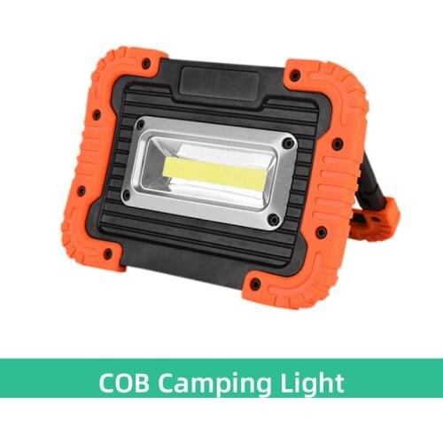 LED Camping Light COB Flood Light Dry Battery Power Supply Glare Lighting Portable Lamp Emergency Work Light