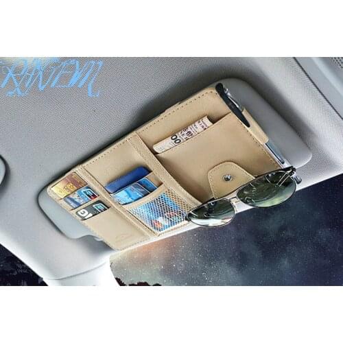 Universal sun visor storage clip for Mercedes Benz A180 A200 A260 W203 W210 W211 AMG W204 C E S CLS CLK CLA SLK Classe
