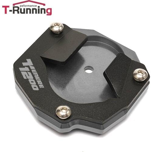 Motorcycle CNC Kickstand Foot Side Stand Extension Pad Support Plate For YAMAHA Super Tenere tenere1200 Tenere 1200 XT 2014-2020