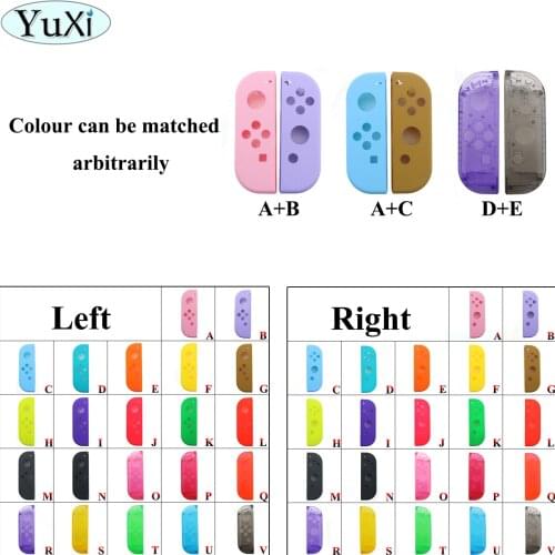 YuXi For Nintend Switch NS Joy Con Replacement Housing Shell Cover for NX JoyCons Controller Joystick Housing Shell Case