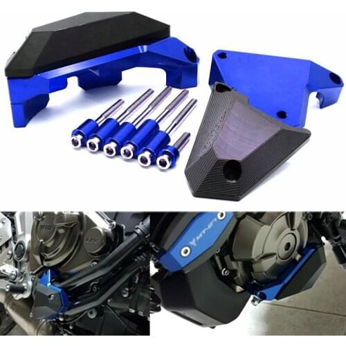 Motorcycle Engine Protective Slider Case Guard Cover Protector Aluminum Accessories For YAMAHA MT-07 FZ-07 2014-2018