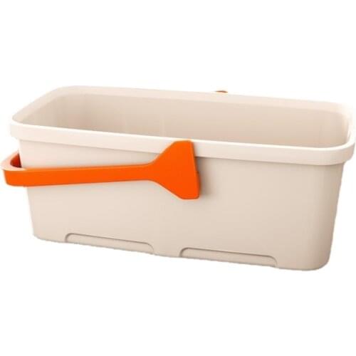 Zq Mop Bucket Rectangular Water Bucket Thickened Plastic Tablet Mop Cleaning Barrel Household Mop